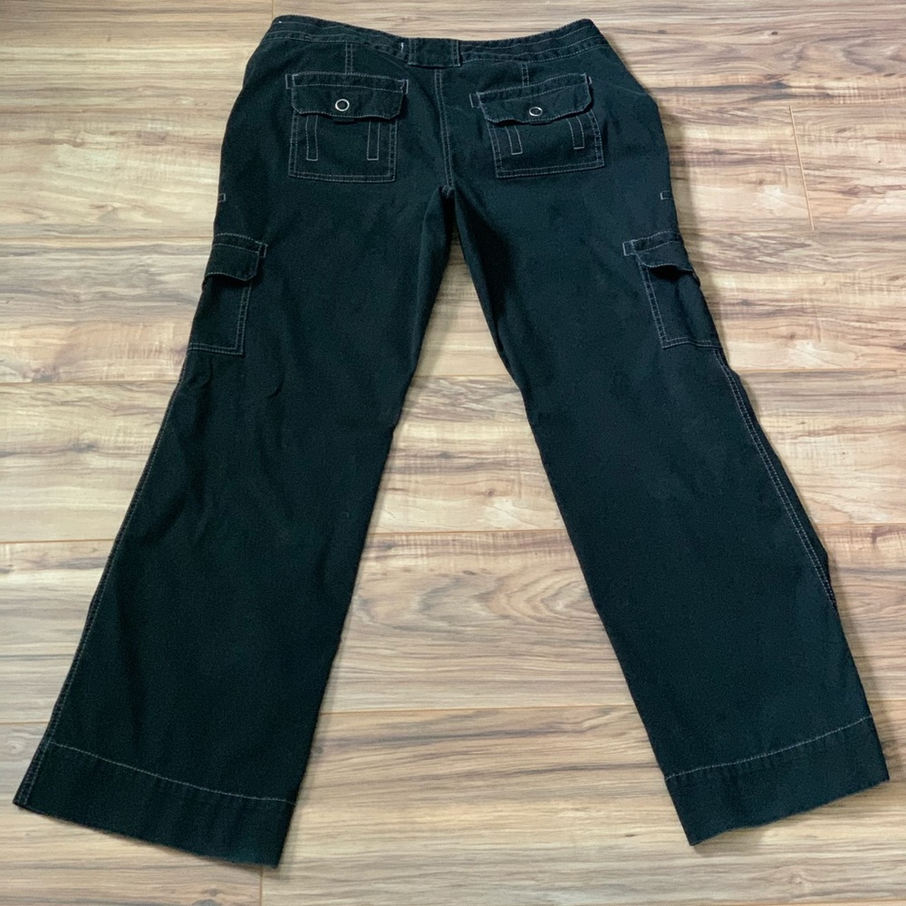 Blue black Ann Taylor Wide Leg Sailor Pant Women